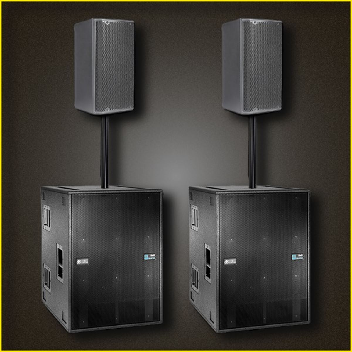 db_technologies_opera_2x12_2xs1521n Metro Events 2x dB Opera 12'' top, 2x dB 21